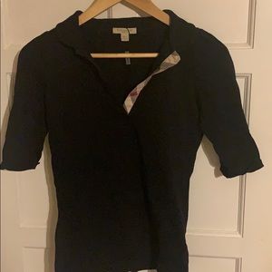 Burberry three quarter sleeve top